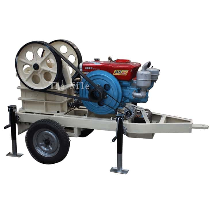 Small Mobile Diesel Engine Jaw Crusher